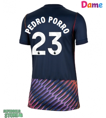Tottenham Hotspur Pedro Porro #23 Replika Udebanetrøje Dame 2026-27 Kortærmet
